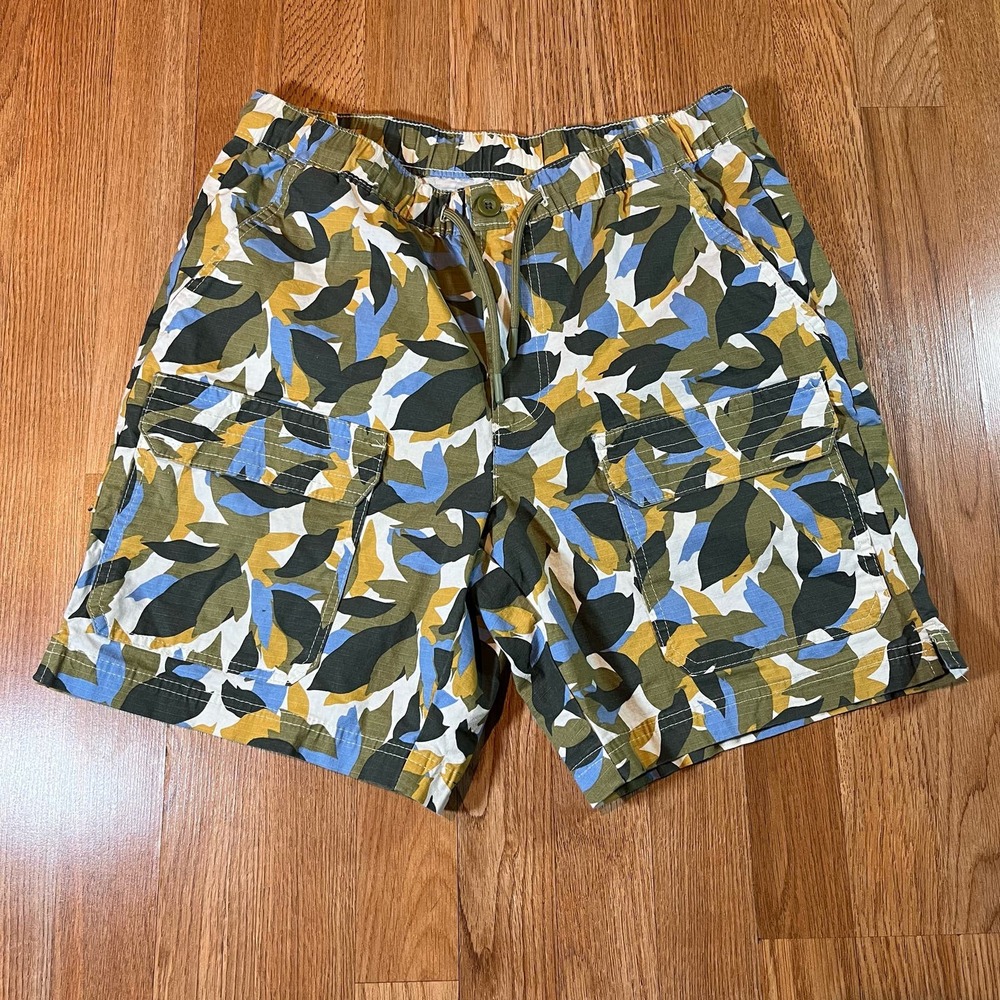 Free Assembly Floral Leaf Cargo shorts Men’s Sz M